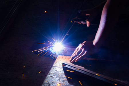 Welders Connecting the steel industry