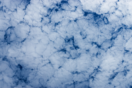 White of cirrocumulus cloud in blue sky.の写真素材
