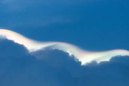 Heaven cloud with blue sky background.