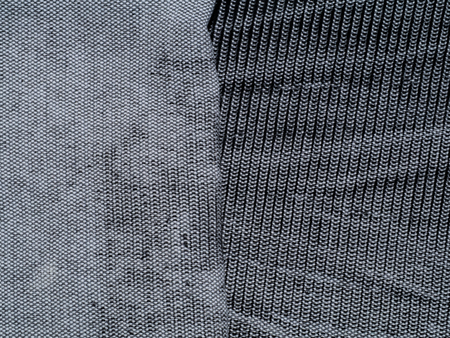 Close up Surface of old denim backgroundの写真素材