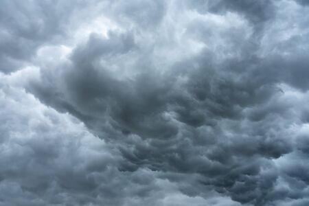 Rain clouds on the sky are falling background.
