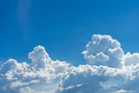 Big White cloud on the sky with blue sky