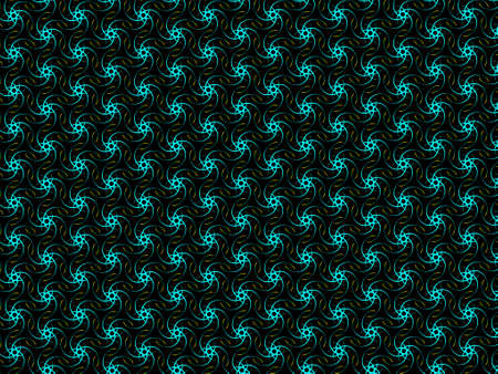 Abstract blue line pattern on black background.の写真素材