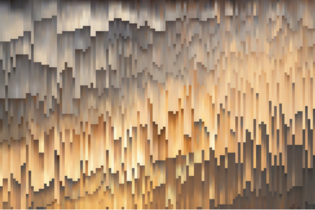 Abstract vertical line background with brown color.の写真素材