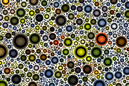 Abstract circle color on white background.の写真素材