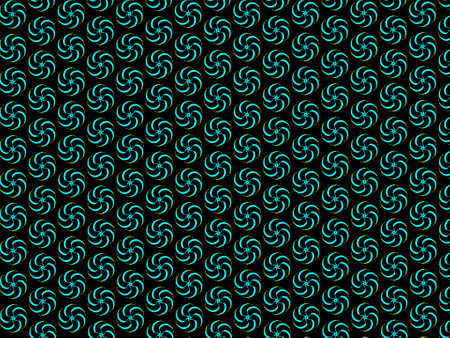 Abstract blue line pattern on black background.の写真素材
