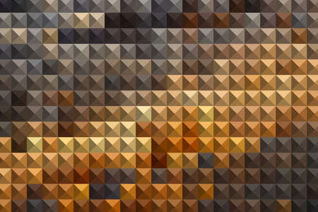 Abstract triangle in square background with earth tone color.の写真素材