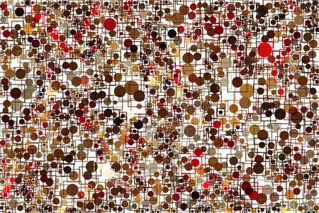 Abstract vignette square and circle color on white background.の写真素材
