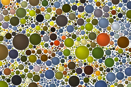 Abstract circle color on white background.の写真素材