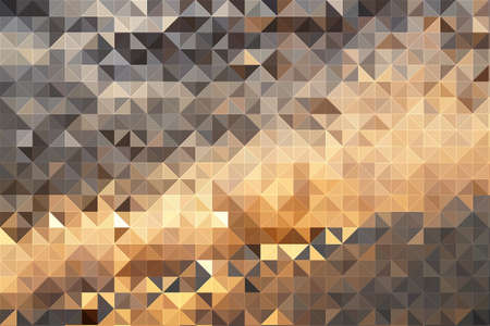 Abstract triangle background in earth tone color.の写真素材