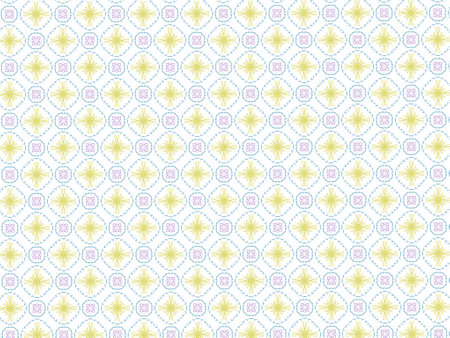 Abstract yellow and blue line pattern on white background.の写真素材