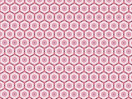 Abstract pink line pattern image with white background.の写真素材