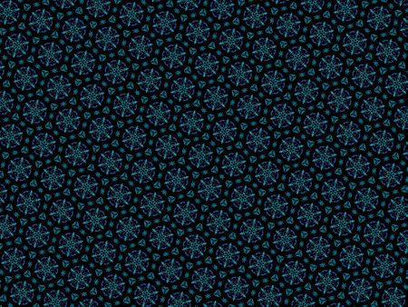Abstract blue line pattern on black background.の写真素材