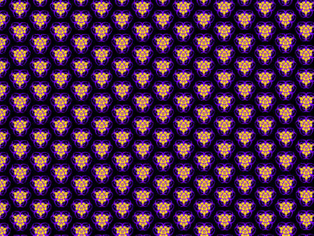Abstract color line pattern on black background.の写真素材