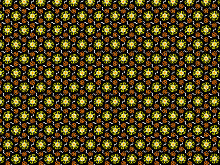 Abstract color line pattern on black background.の写真素材