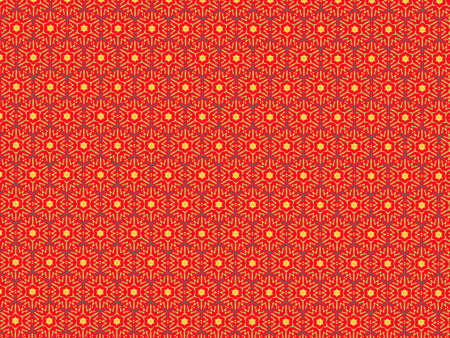 Abstract color line pattern on red background.の写真素材