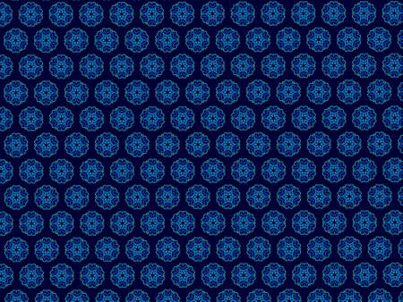 Abstract color line pattern on blue background.の写真素材