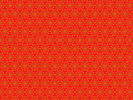 Abstract color line pattern on red background.の写真素材