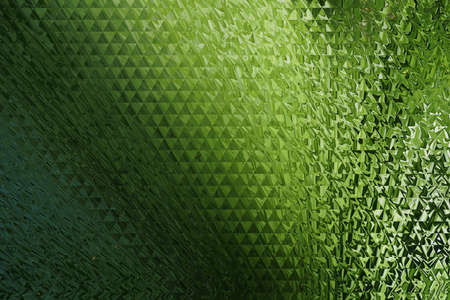 Abstract triangle background in green tone color.