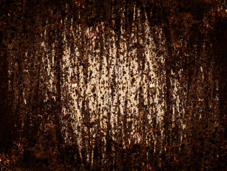 Rust patterns on the surface of the deteriorated industrial metal.の写真素材