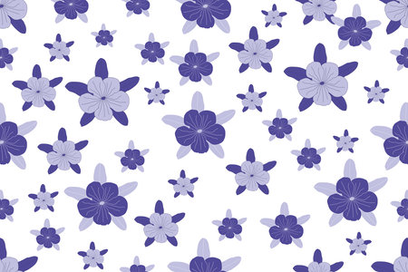 Illustration of Purple Wreath Sandpaper Vine flower backgroundのイラスト素材