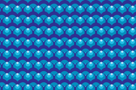 illustration abstraction pattern of blue circle background.のイラスト素材
