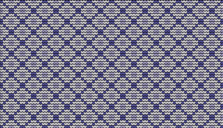 Illustration of weaving textile pattern on black background.のイラスト素材