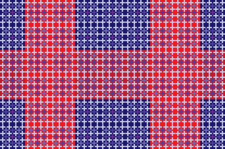 illustration pattern of the soft violet crass color on red and deep blue background.のイラスト素材