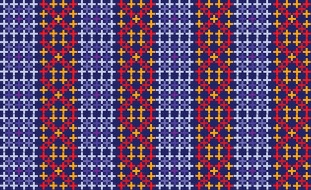 illustration pattern of the crass color on deep blue background.のイラスト素材