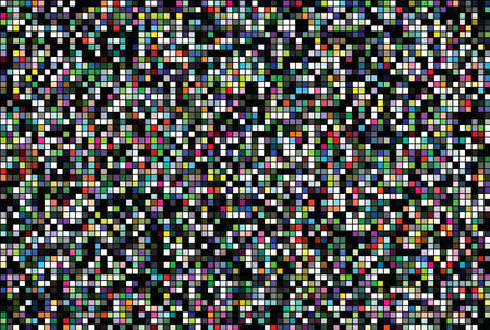 illustration wallpaper of the multi color in mini square background.のイラスト素材