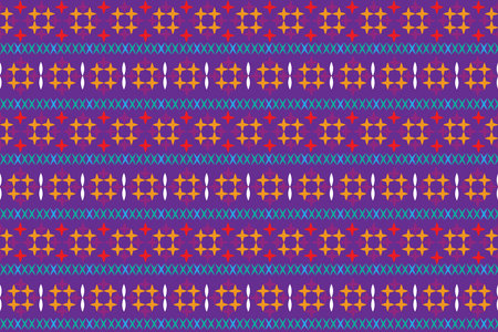 illustration pattern of the crass color on violet background.のイラスト素材
