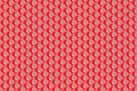 Illustration pattern, Abstract Geometric Style. Repeating of abstract multicolor of red flower on white background.のイラスト素材