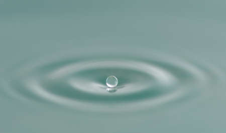 Water droplets science experiment and art concept bright color backgroundNatural.