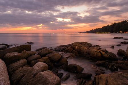 Sunset seaの写真素材