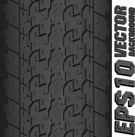 Illustration background pattern of black tire.のイラスト素材