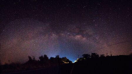 milky wayの写真素材