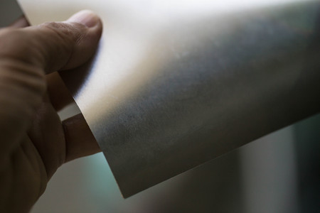 Aluminum sheetの写真素材