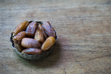 The fruit that Muslims eat in Ramadan kareem.の写真素材