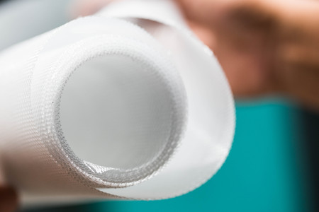 Mosquito nets are used for housing and factories.の写真素材