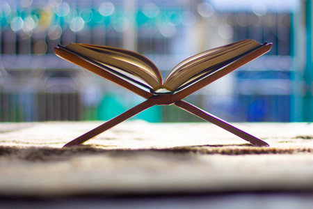 The Qur'an, sometimes called the Qur'an or Qur'an, is the Islamic scripture that Muslims believe was sent down from God.の写真素材