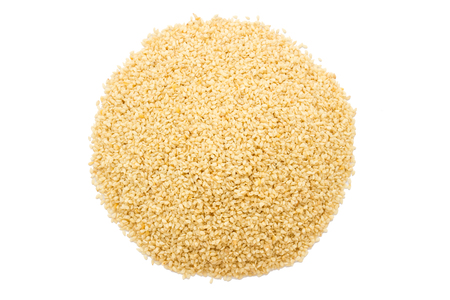 sesame  in isolate on white.の写真素材