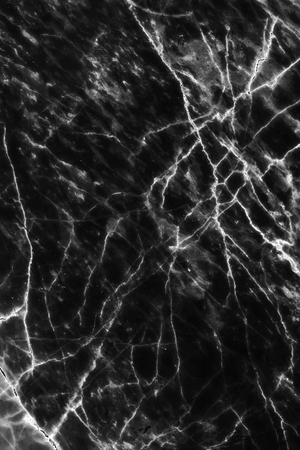 black marble patterned texture background , abstract marble in natural patterned.の写真素材