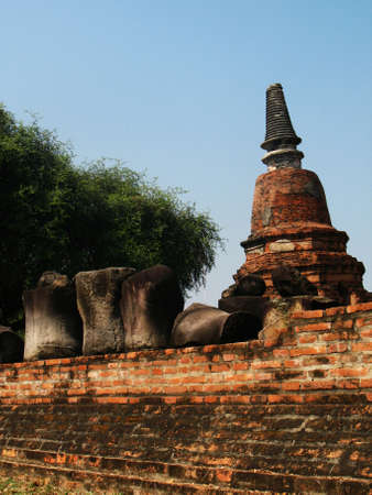 OLD TEMPLE THAILANDの写真素材