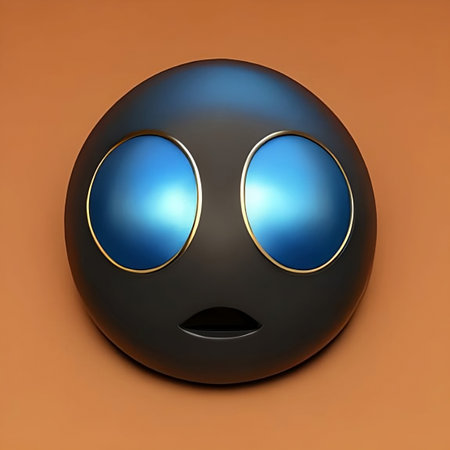 3D emoji of a happy smiley face, emoticon, illustration of funny expression, facial smiley icon, generative aiの素材