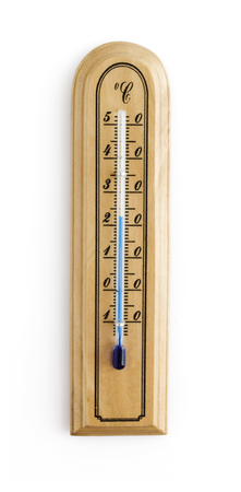 Thermometer isolated on white background