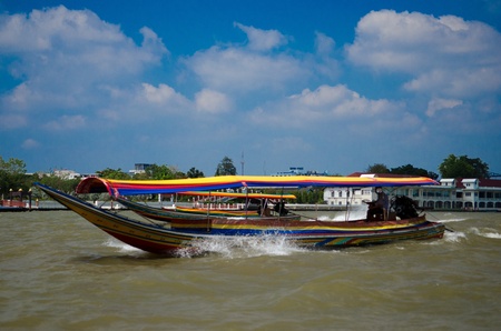 clear sky over river