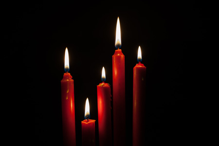 Red Candleの写真素材