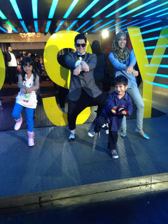 Enjoy the gangam's dance
