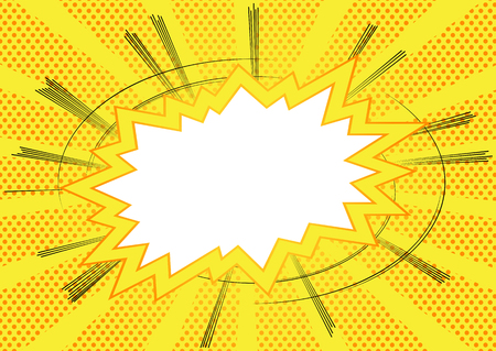 Vector illustrated cartoon, comic book style background.のイラスト素材