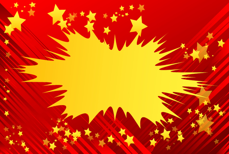 Vector illustrated comic book style abstract background.のイラスト素材